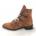 Givenchy Studded Multi-Strap Suede Boots